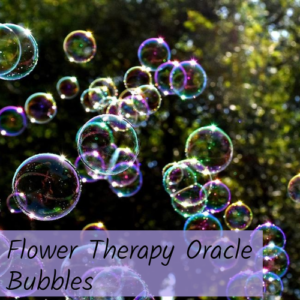 Flower Therapy Oracle Bubbles Message