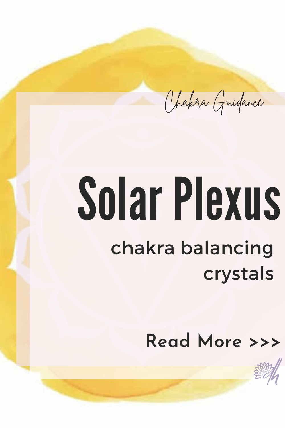 yellow symbol for solar plexus chakra balancing crystals 