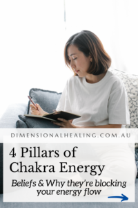 woman writing in her journal about Beliefs & Why they’re blocking your energy flow