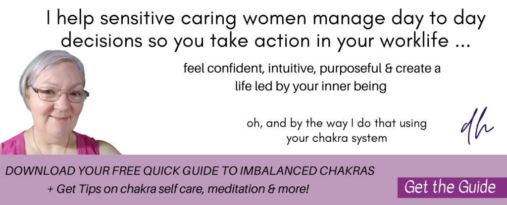 chakra balancing and healing to release stress & anxiety for caring women to make decisons and take action in their work day