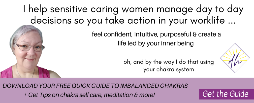 chakra balancing and healing to release stress & anxiety for caring women to make decisons and take action in their work day