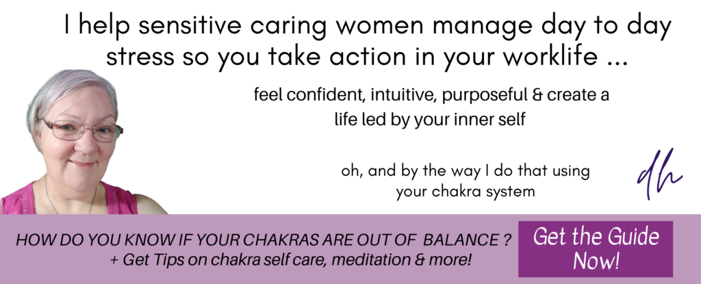 chakra balancing and healing to release stress & anxiety for caring women to make decisons and take action in their work day