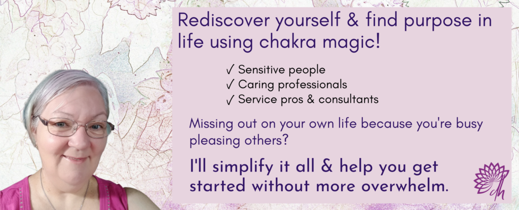 Lorelle teaches sensitive people emotional balance and self discovery strategies. Redesign your life and prioritise yourself using chakra energy