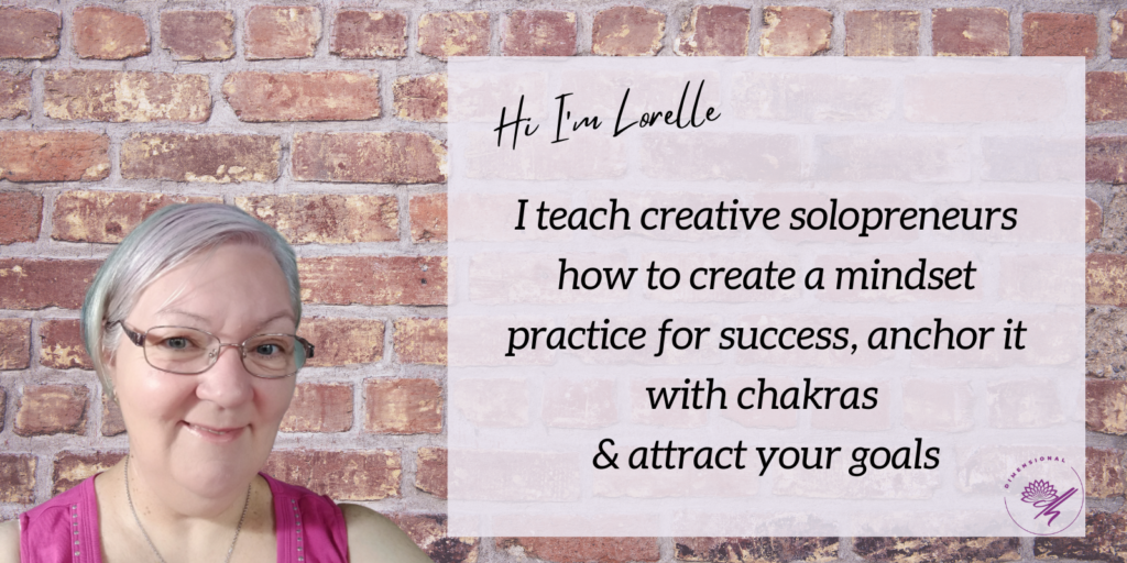 chakra healing and mindset practice for creative solopreneurs