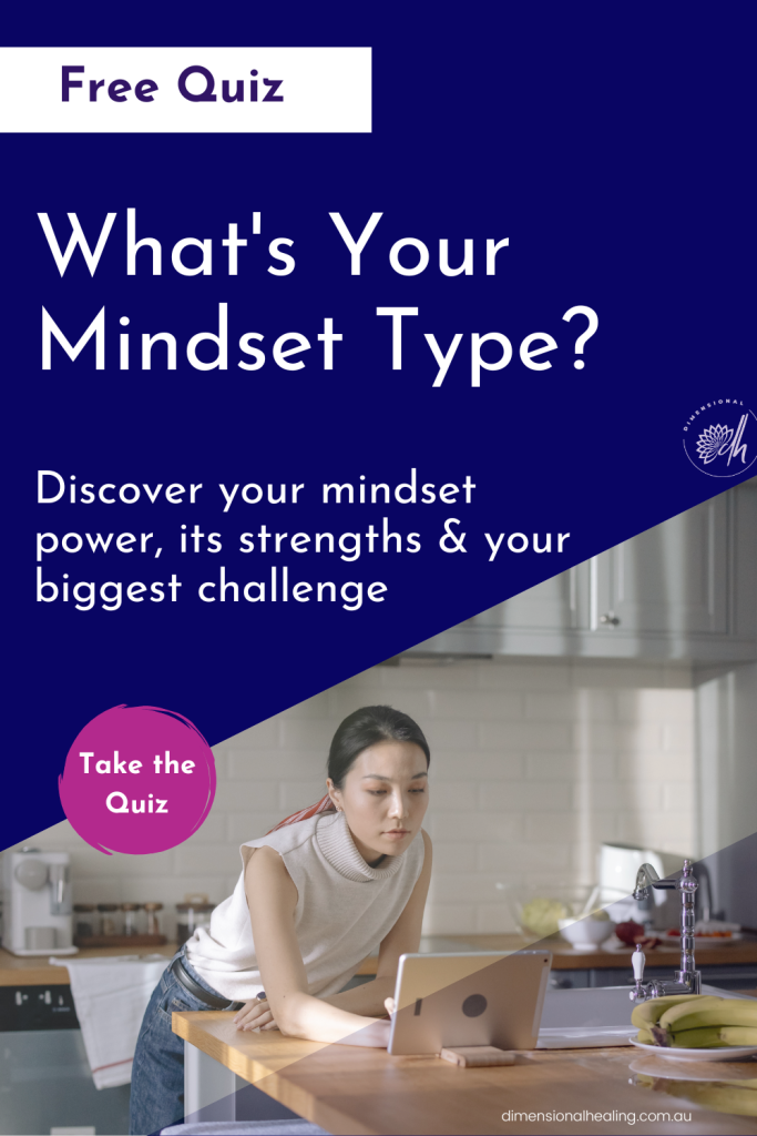 A creative assistant reading on laptop about mindset power