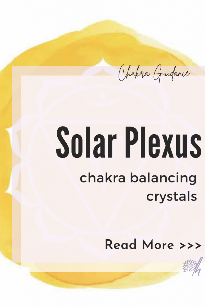 yellow symbol for solar plexus chakra balancing crystals